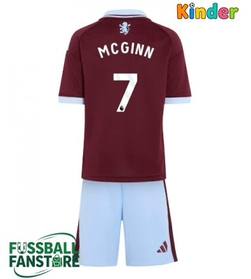 Aston Villa John McGinn #7 Replik Heimtrikot Kinder 2026-27 Kurzarm (+ Kurze Hosen)